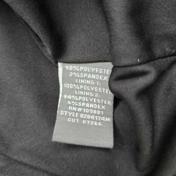 Donna Ricco Black Beaded Waist Sheath Dress Size 6 - Picture 11 of 12